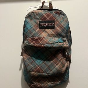 JanSport Plaid Backpack (See Pictures For Condition)